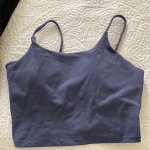 Sports tank with built in bra